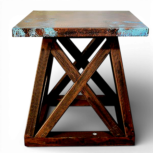 Santa Clara Copper End Table