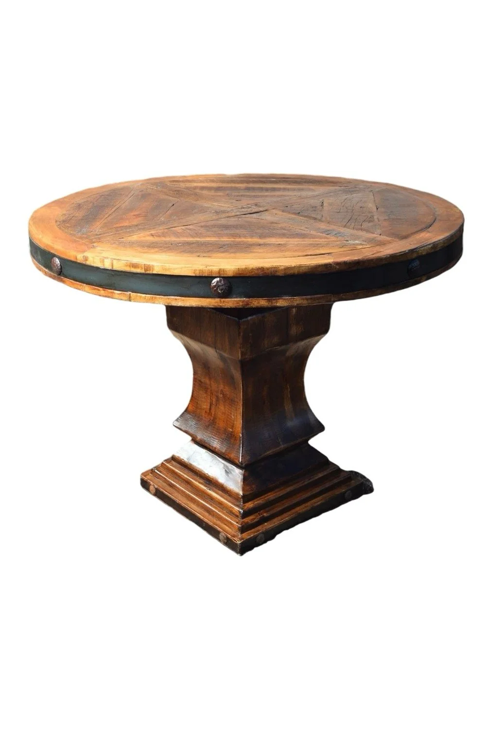 Hacienda Rústica Redonda Bar Table