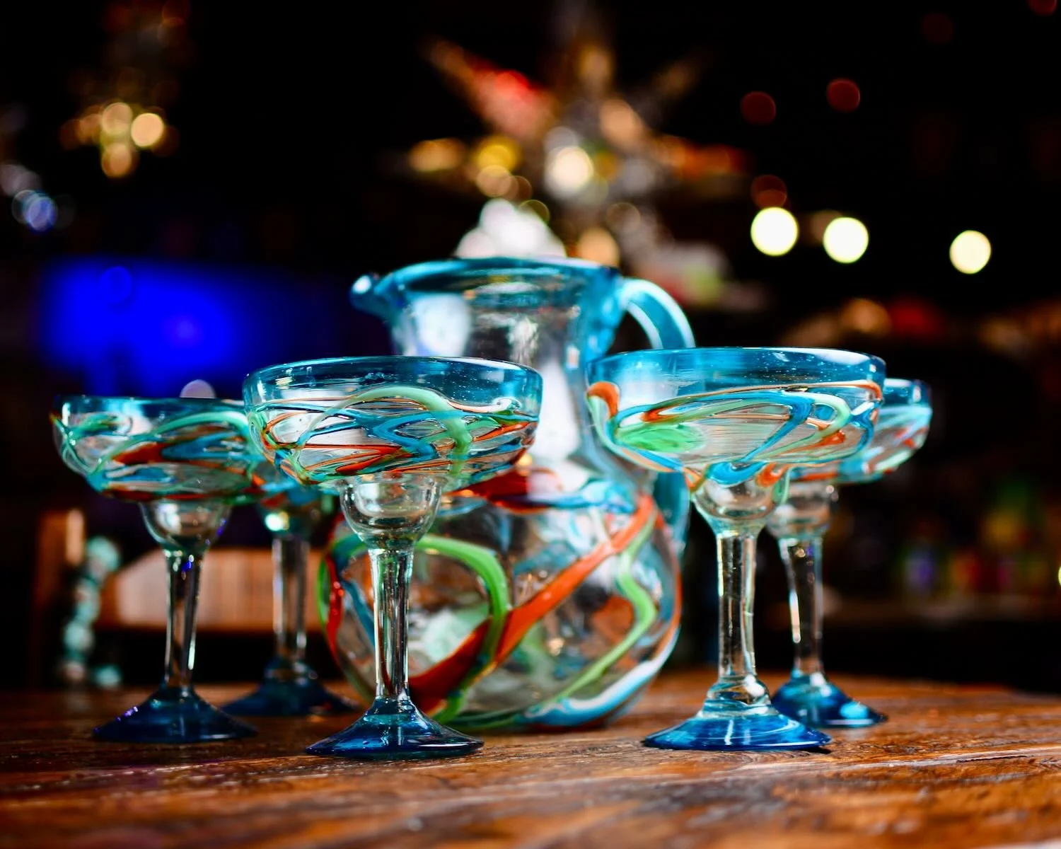 Mexicolor Margarita Pitcher & Glassware Set