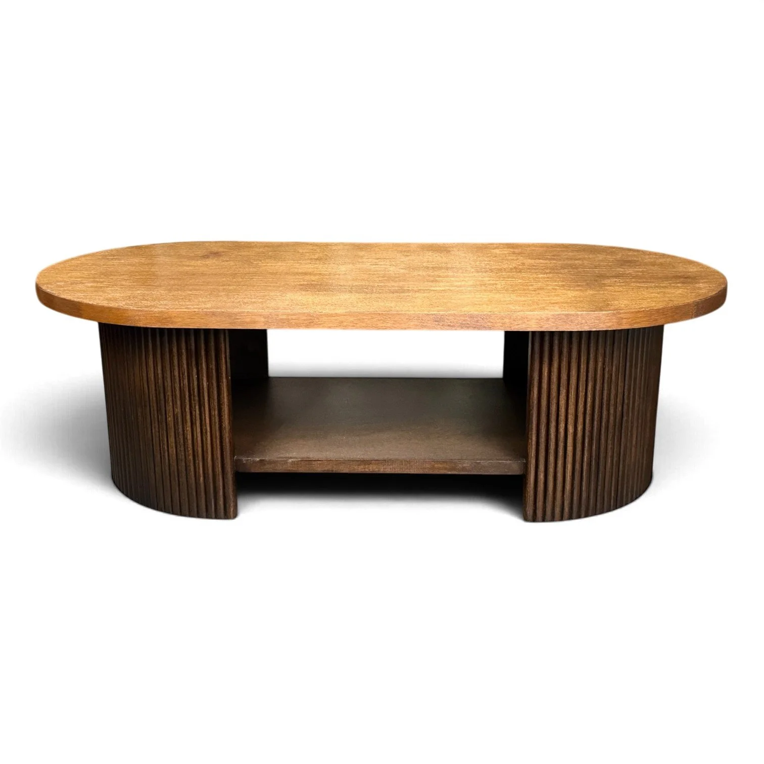 Maribel Coffee Table | Handmade Sculptural Oval Coffee Table