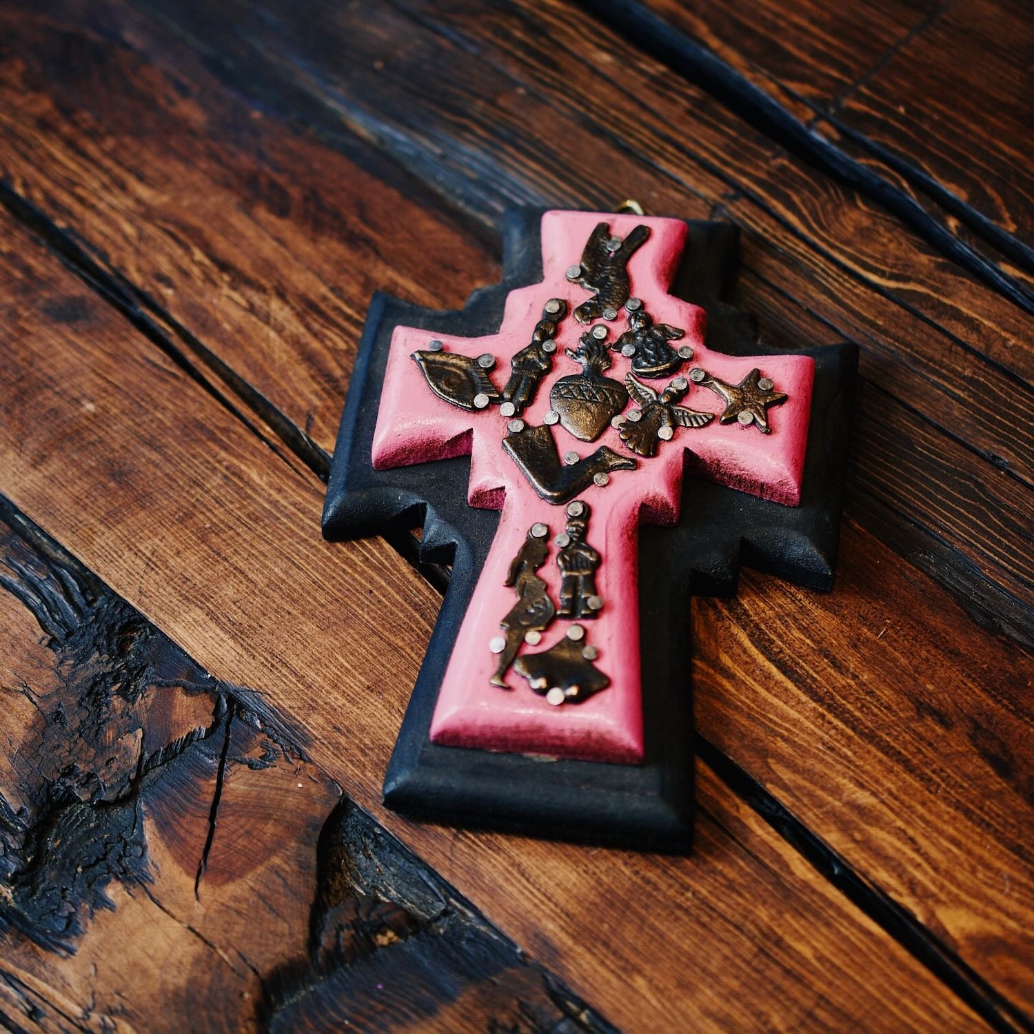 Cruz con Milagros - Pink