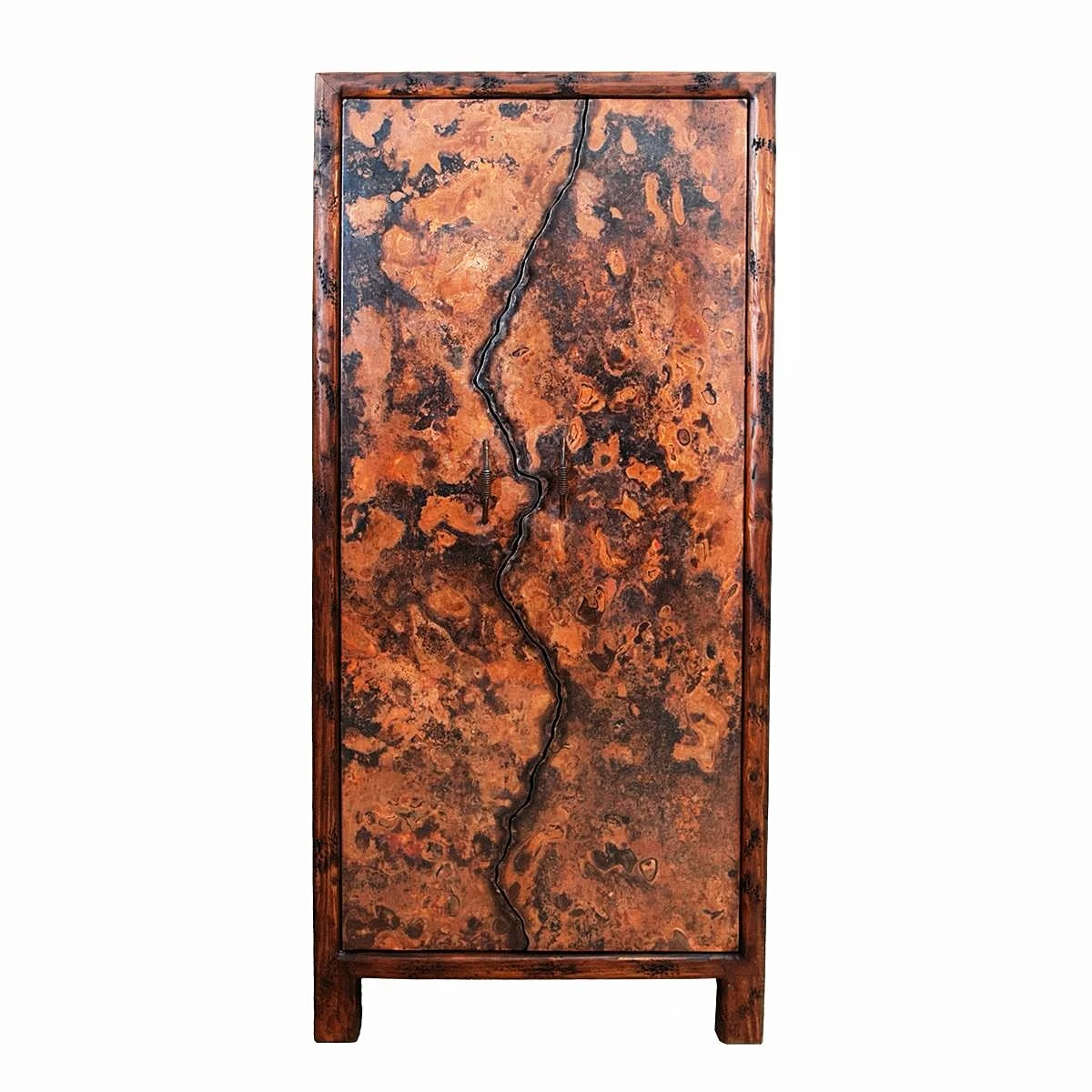 Volcán Copper Wine Cabinet