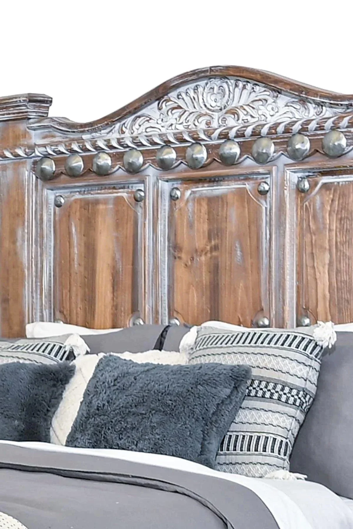 Shop a handmade solid wood bed from Mexico. Coastal-inspired design with timeless style, perfect for elegant and rustic bedrooms.