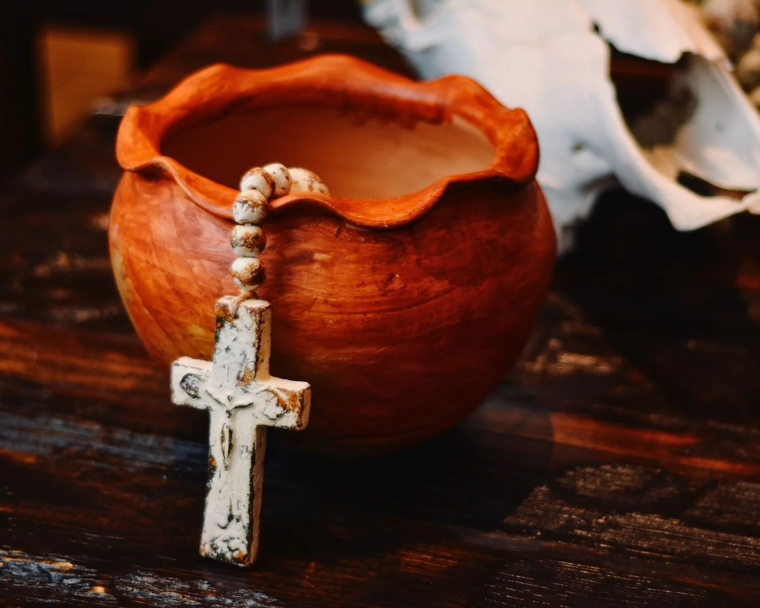 Oaxaca Fired Planter