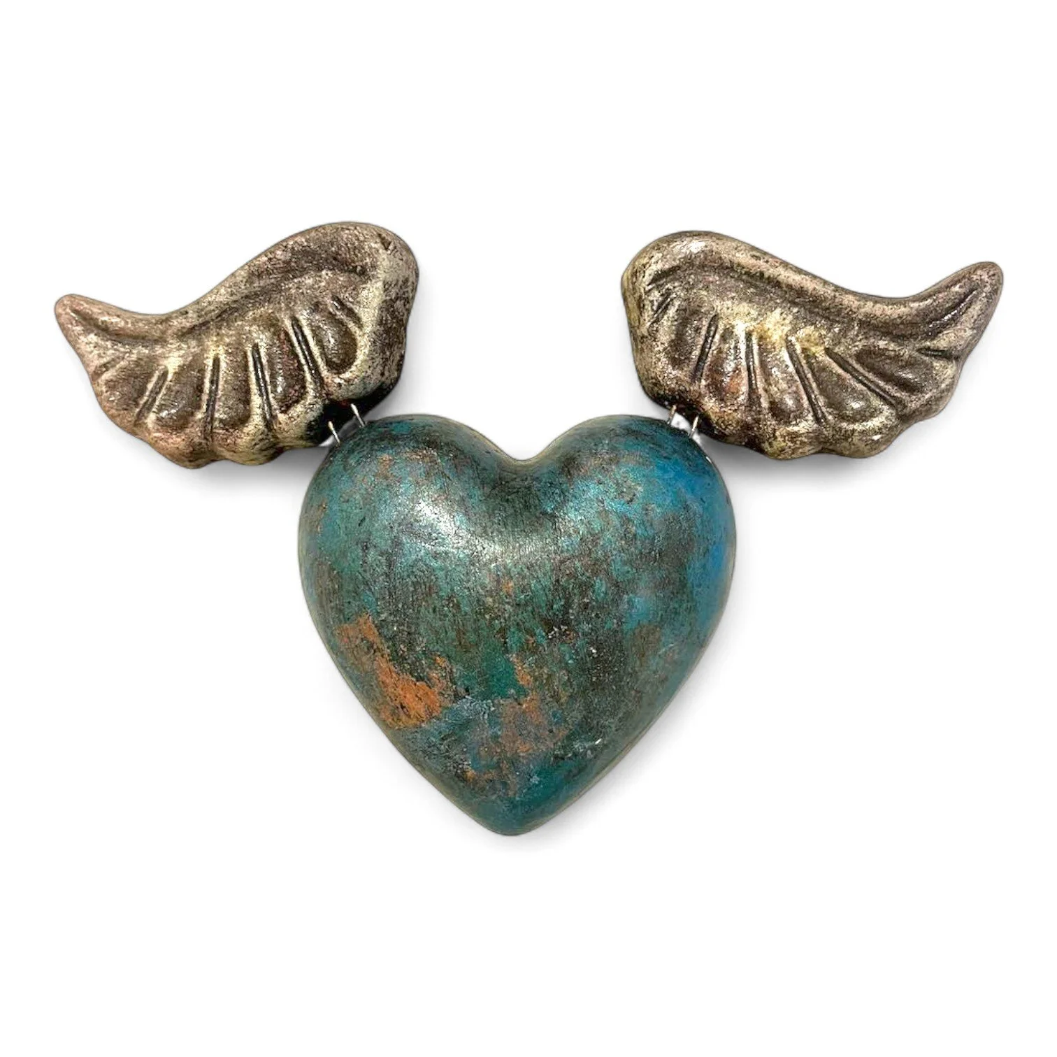 Sagrado Corazon con Alas - Light Blue