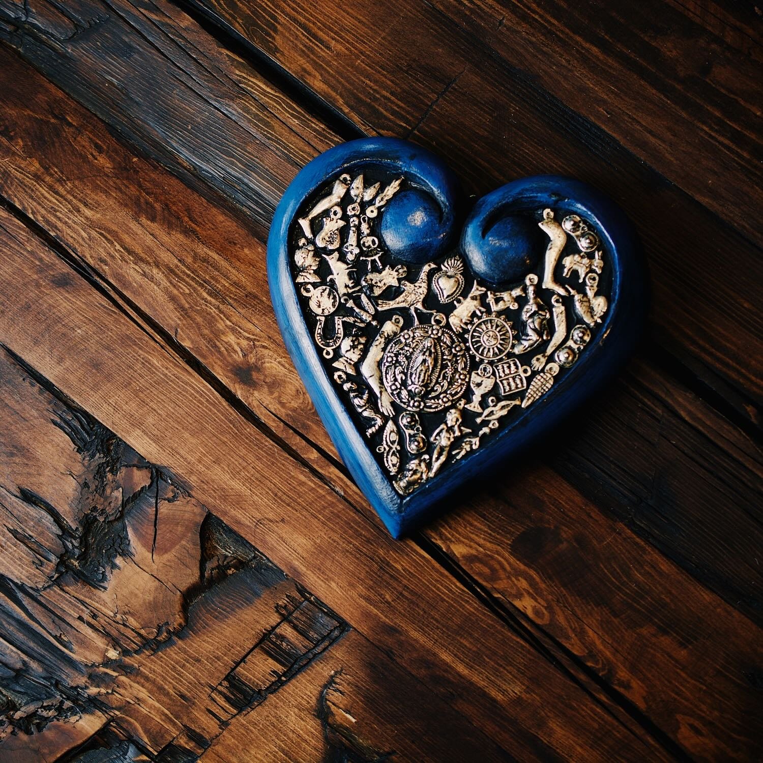 Corazón de Milagros - Blue