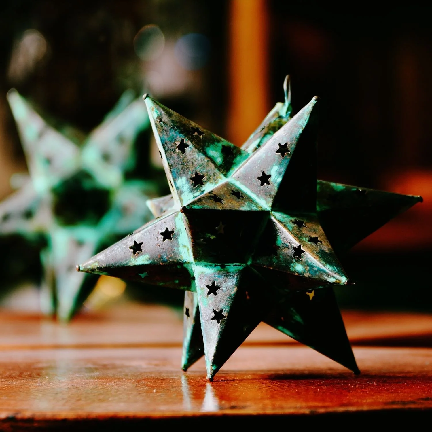 Distressed Turquoise Estrella - 12"