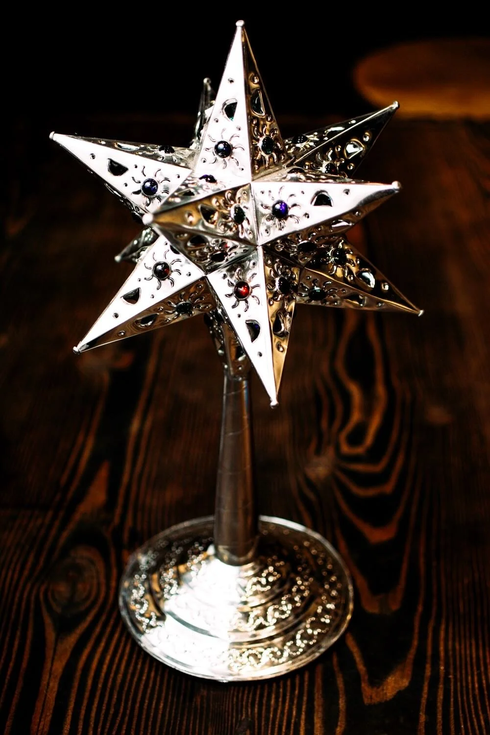 Standing Estrella Lamp - Plata