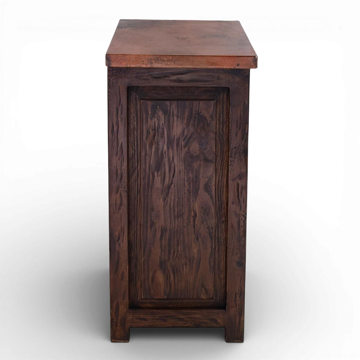 Todos Santos Croc Print Leather Nightstand