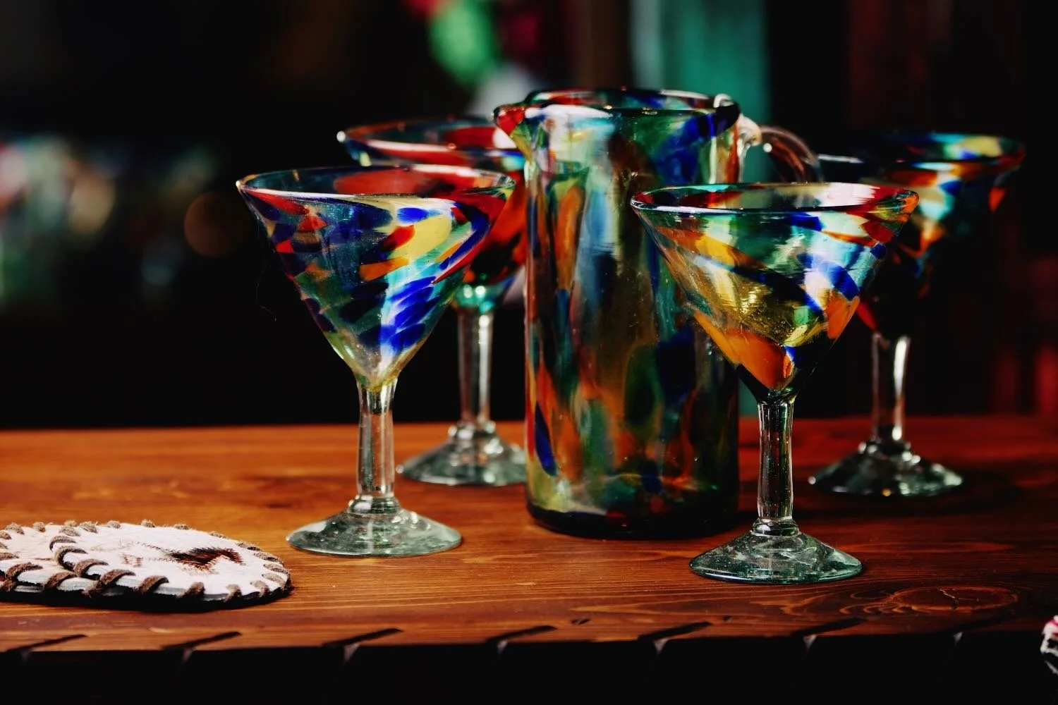 Handblown Glassware from Mexico
