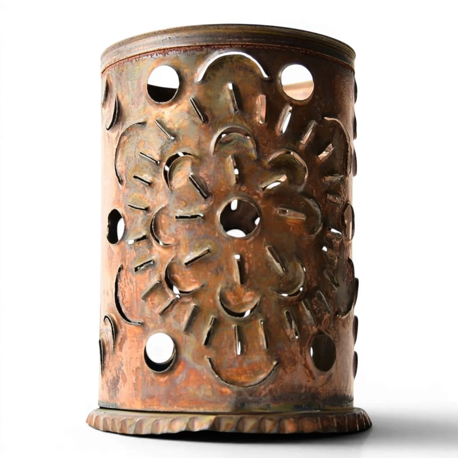 Luminarias de Bronce Candle Lanterns