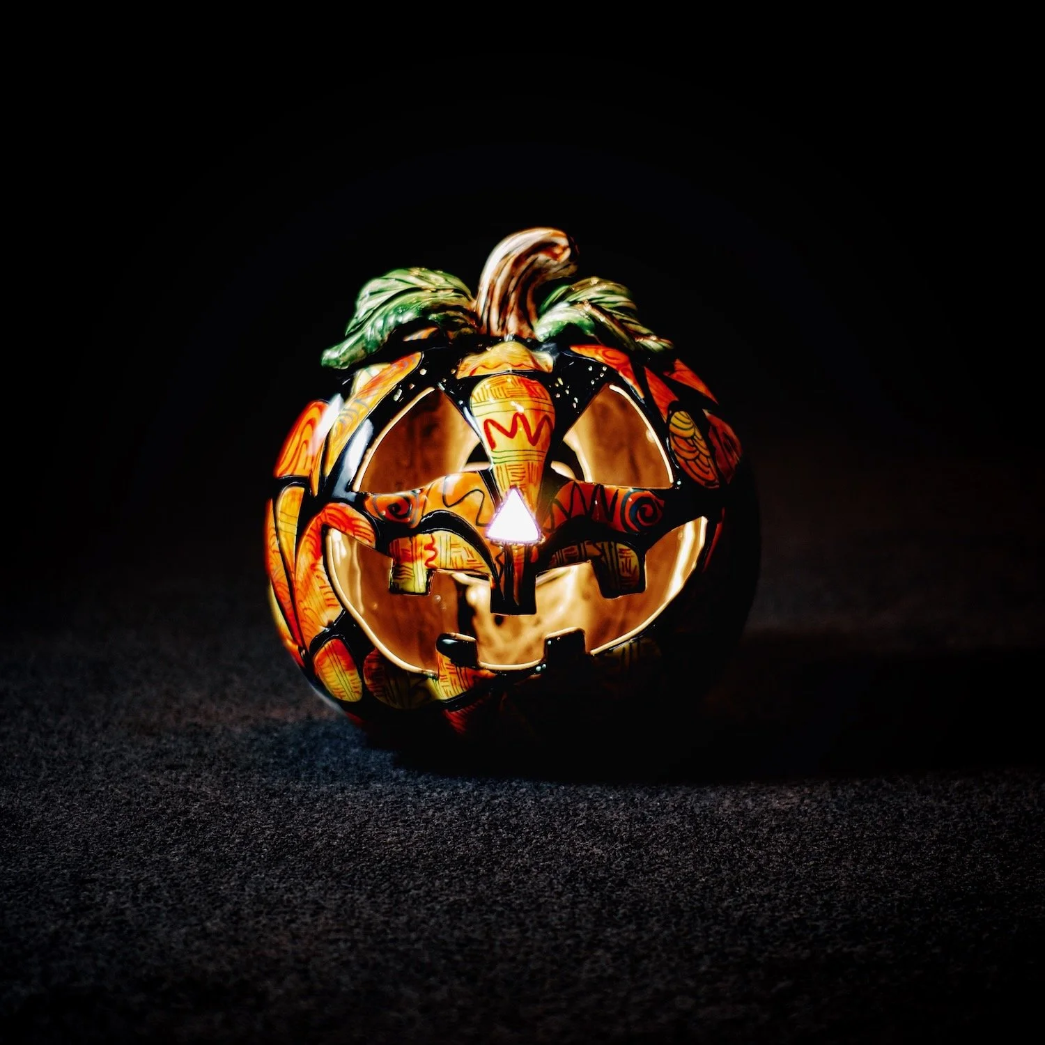 Talavera &amp; Clay Jack O’ Lanterns - Milagros Rústicos, Arizona