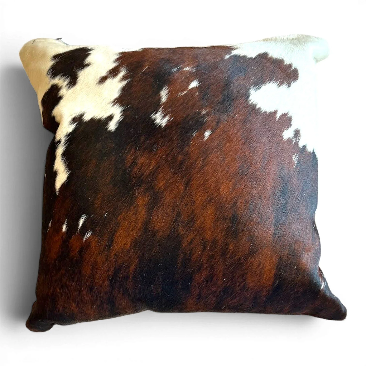 Tombstone Pillow | Handmade Brazilian Cowhide & Leather Western Throw Pillow Style 2
