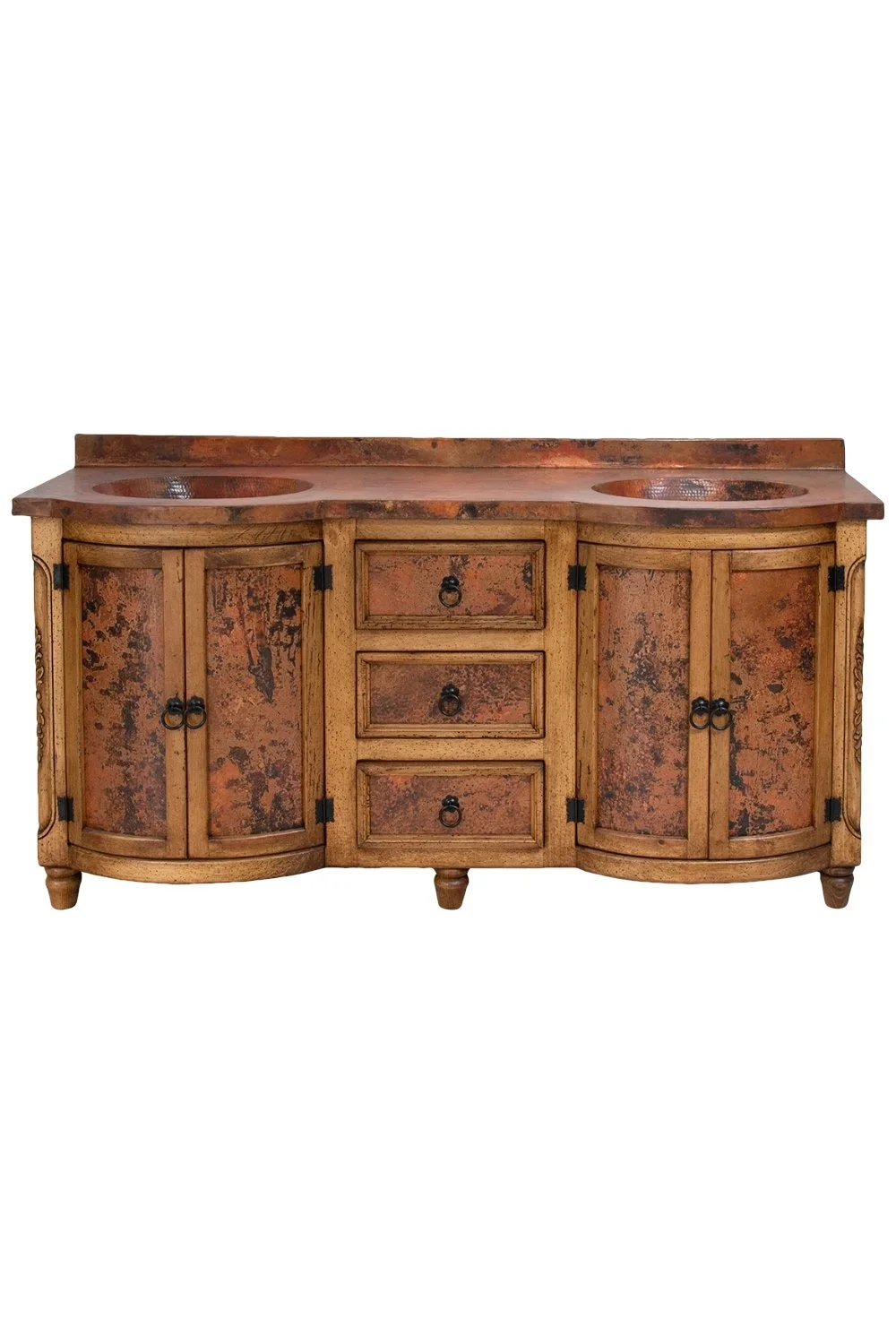 The Hacienda Elegante Copper Vanity