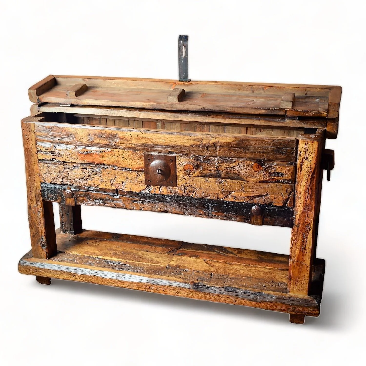 Hacienda Rústica Sofa Table Trunk