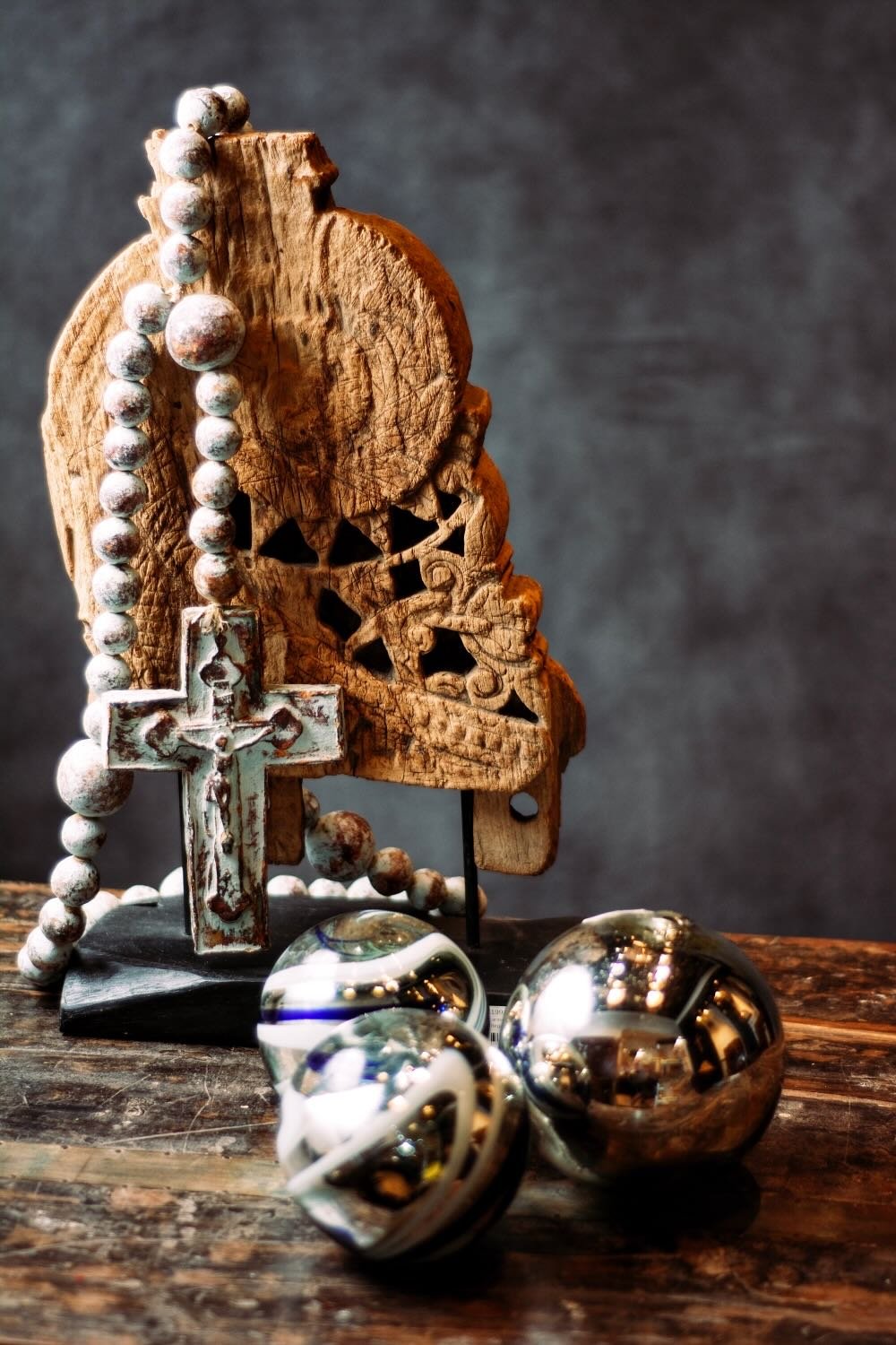 Hand-Carved Wooden Artwork