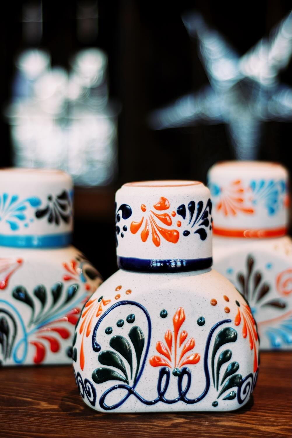 Stone Tequila Bottle with Cup