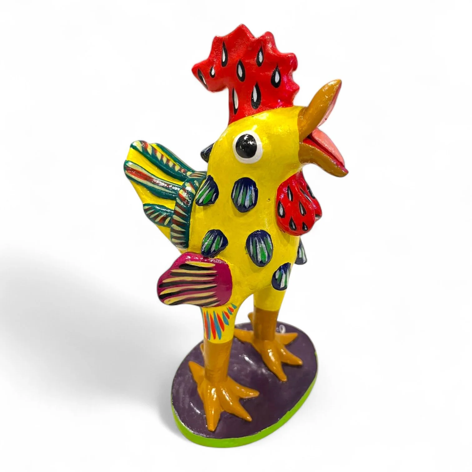 Gerardo Ortega Rooster - Artist Signed - Yellow