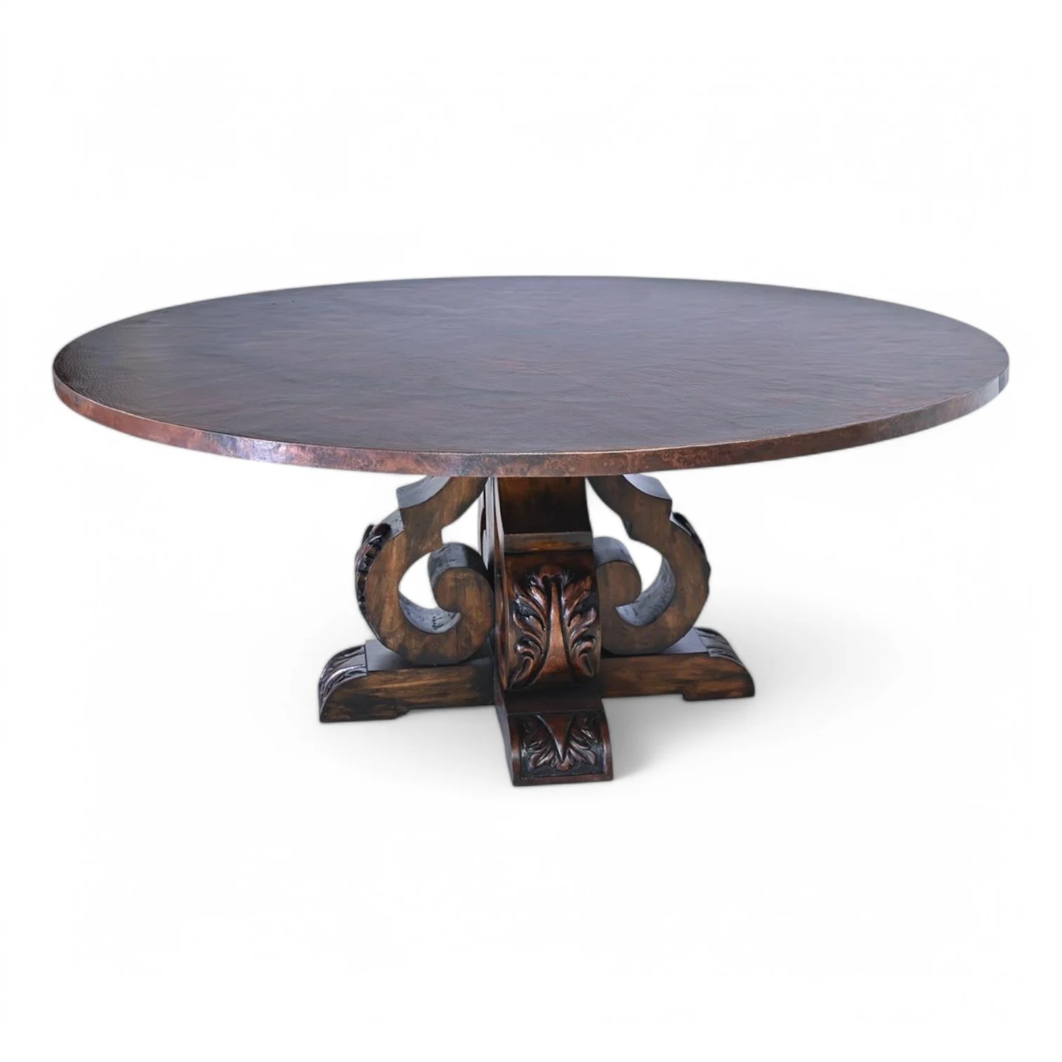 Elegante Hacienda Real Copper Dining Table