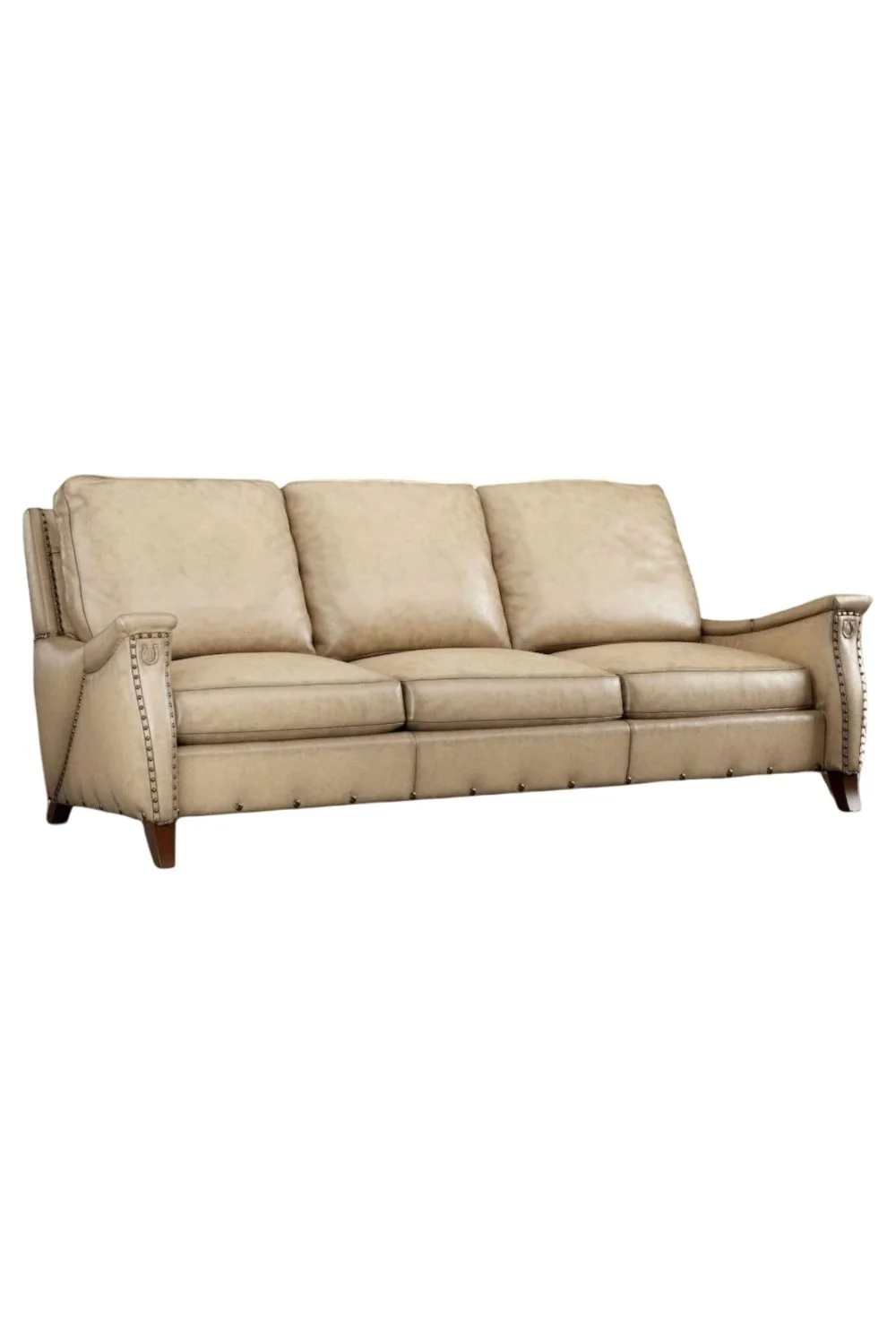 Corvallis Leather Sofa - Ivory