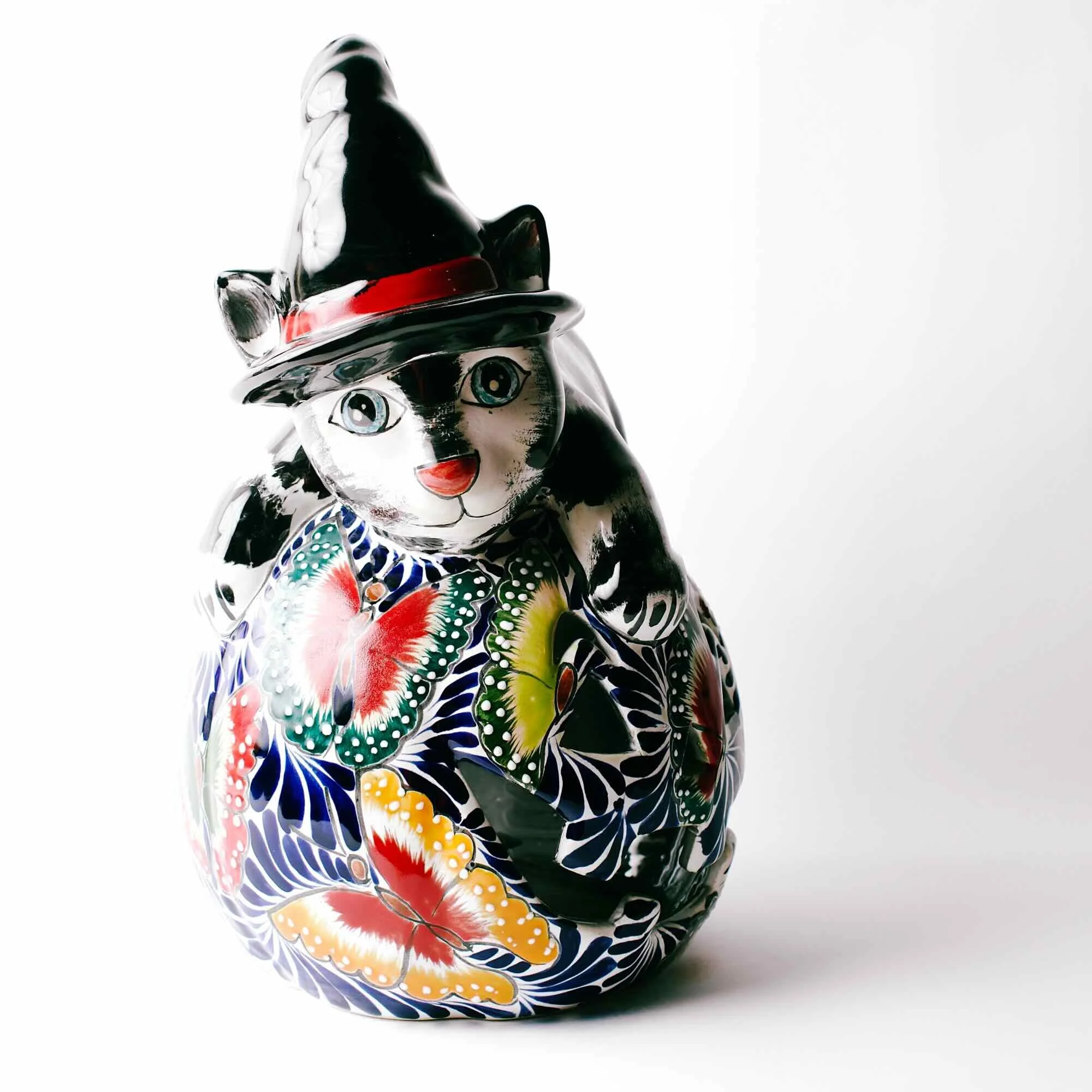 Multicolor Jack O'Lantern con Gato