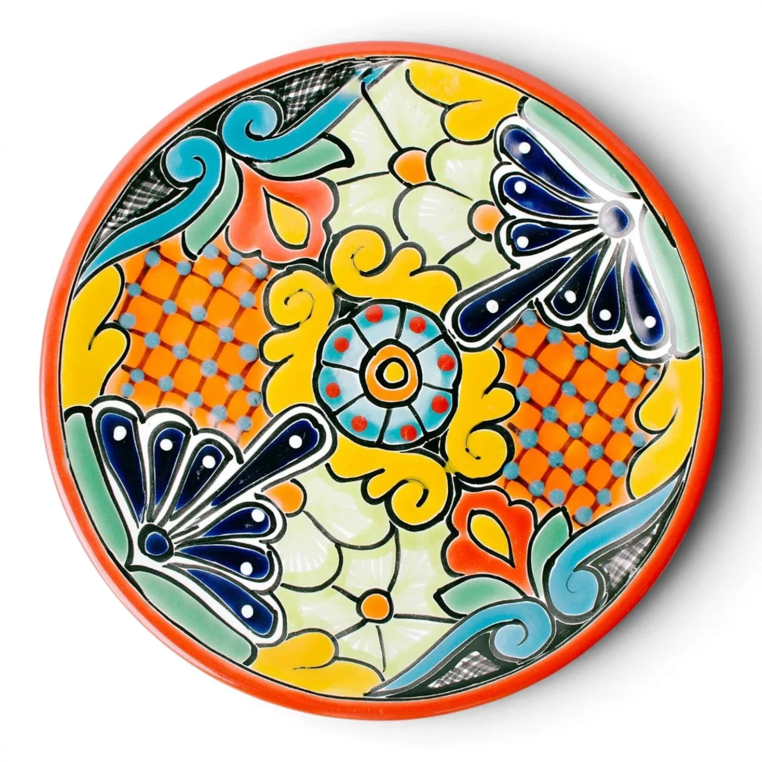Talavera 12" Dinner Plate | Handmade Mexican Pottery
