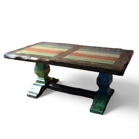 Hacienda Rústica Pintada Dining Table
