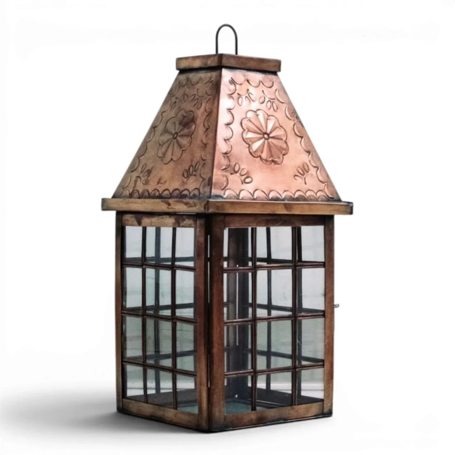 Linternas de Bronce – Handblown Lantern