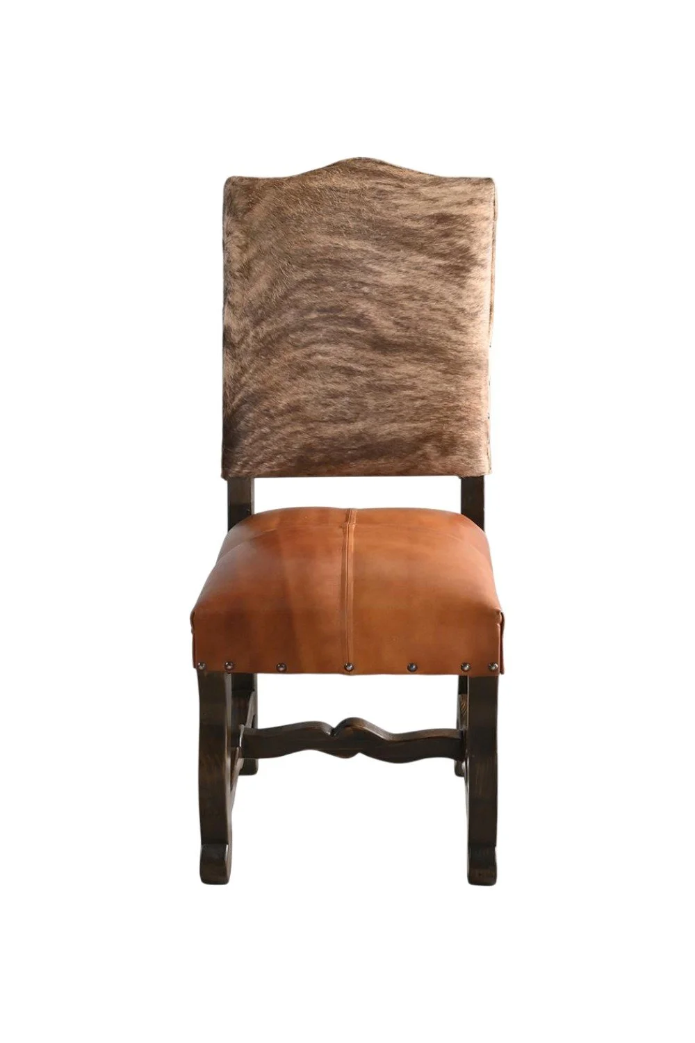 San Lucas Dining Chair - Terracotta & Cowhide