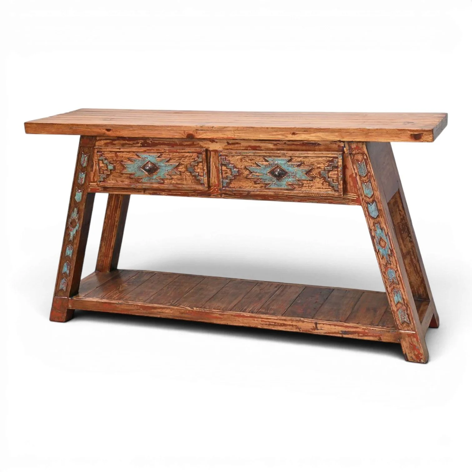Taos Sofa Table | Handmade Southwestern Console Table from Mexico