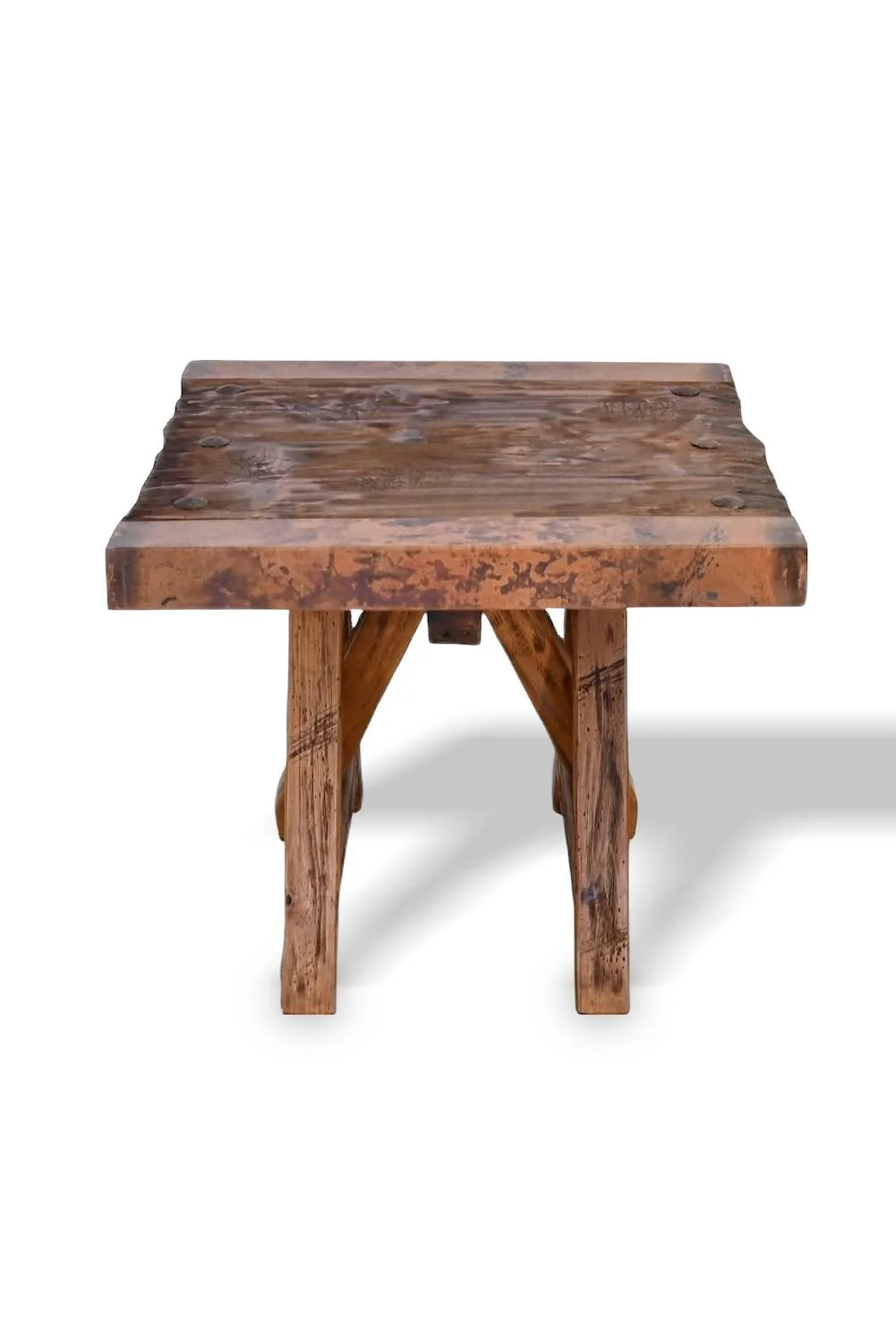 Floresville Copper Edge End Table