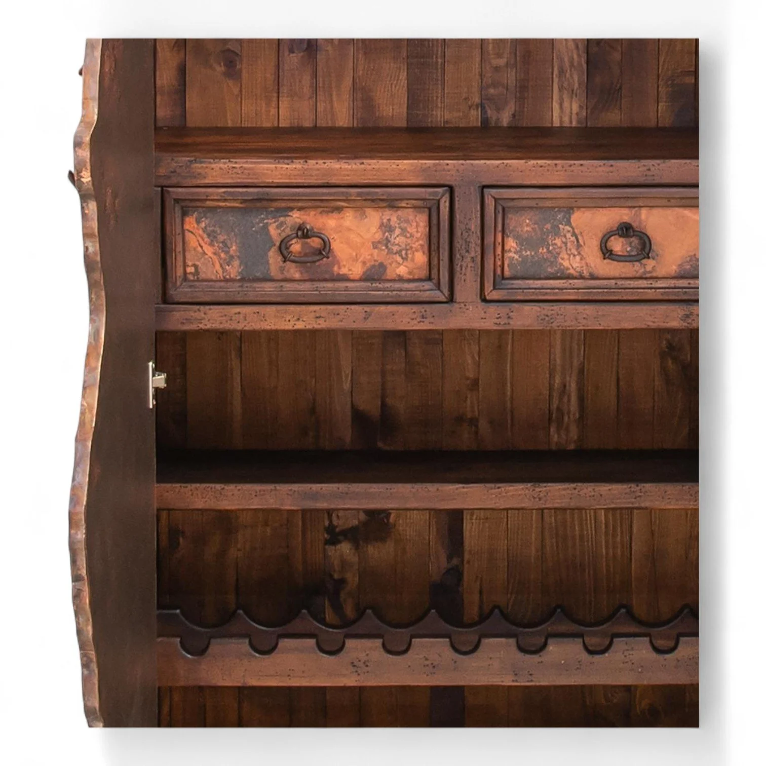 Volcán Copper Wine Cabinet