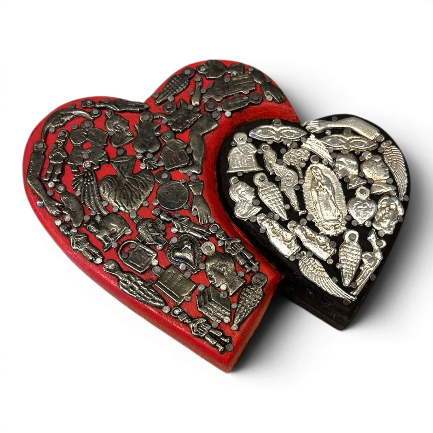 Dos Corazones de Milagros – Handmade Mexican Double Heart Wall Décor