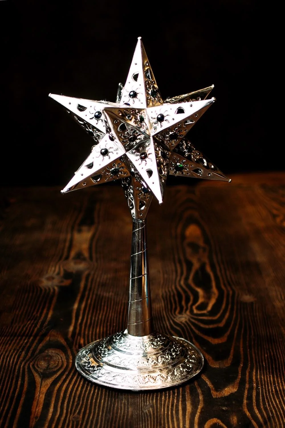 Standing Estrella Lamp - Plata