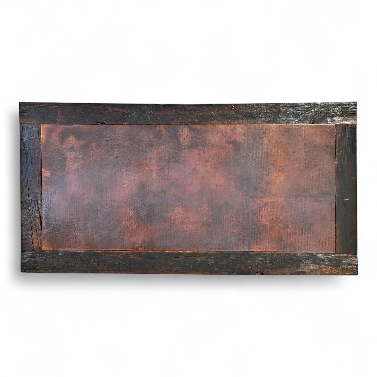 Old Lodge Copper Top Dining Table