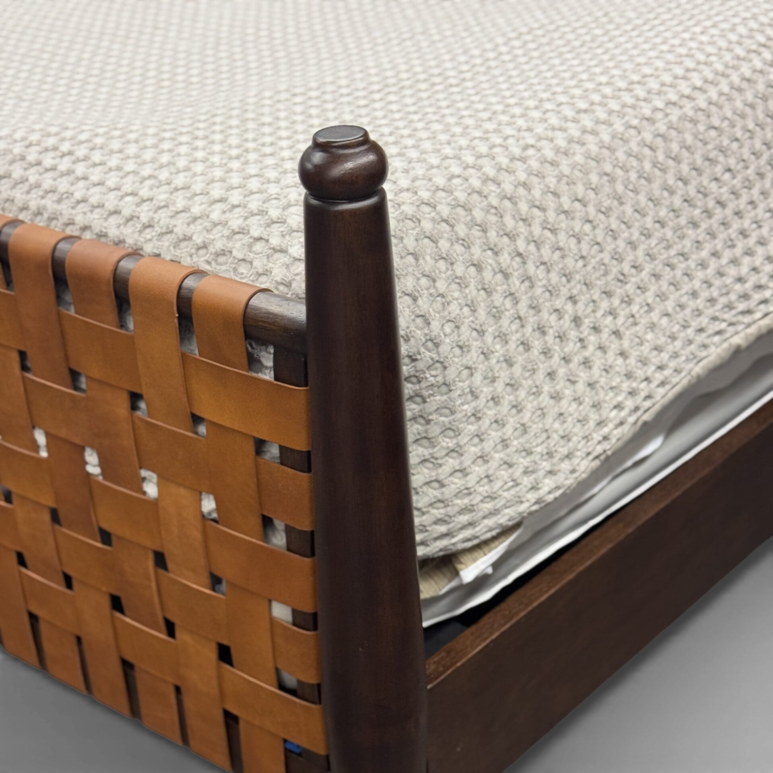 Marisol Leather King Bed