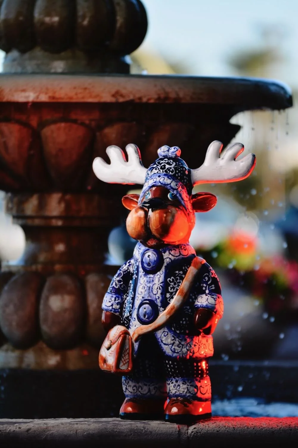 Talavera Christmas Moose