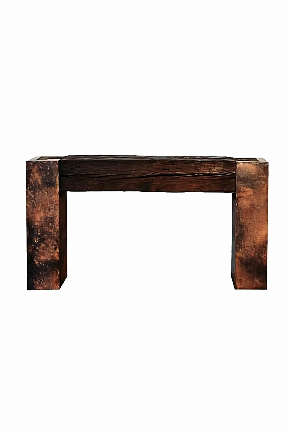 El Naranja Cobre Entry Table – Minimalist Copper Console Table