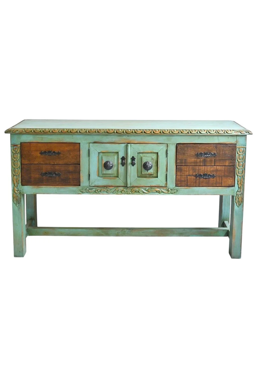 El Lobo Turquoise Sofa Table