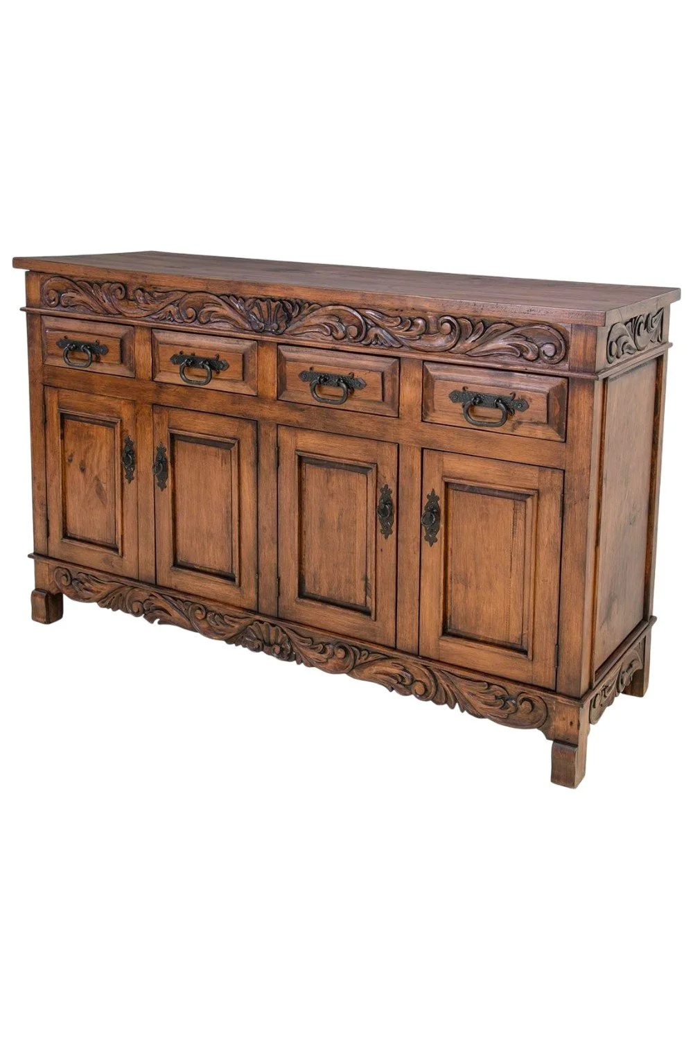 Las Cuevas Hand Carved Buffet Especial Dark – Rustic Buffet