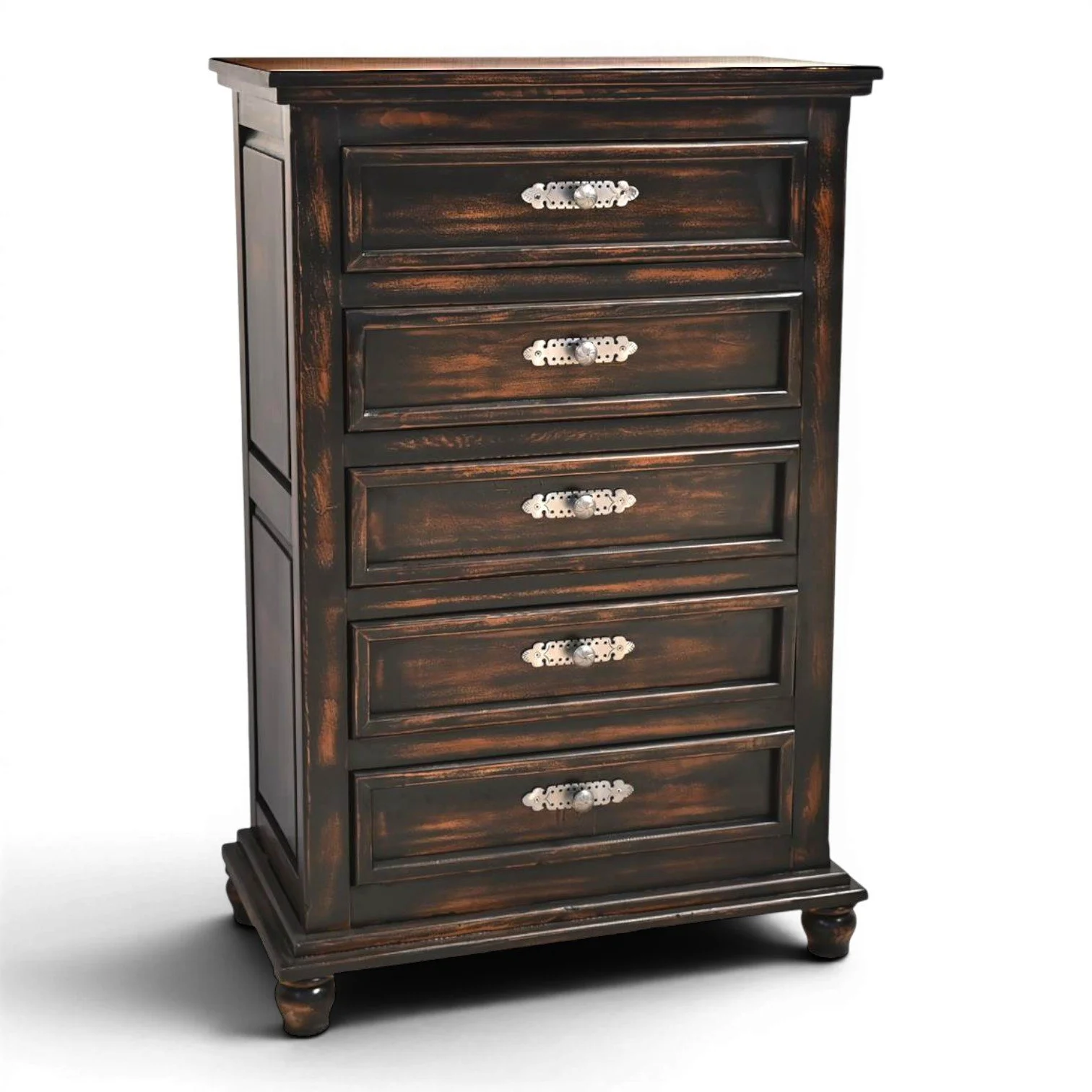Arenas Negras Chest | Handmade Mexican Black Wood Storage Cabinet