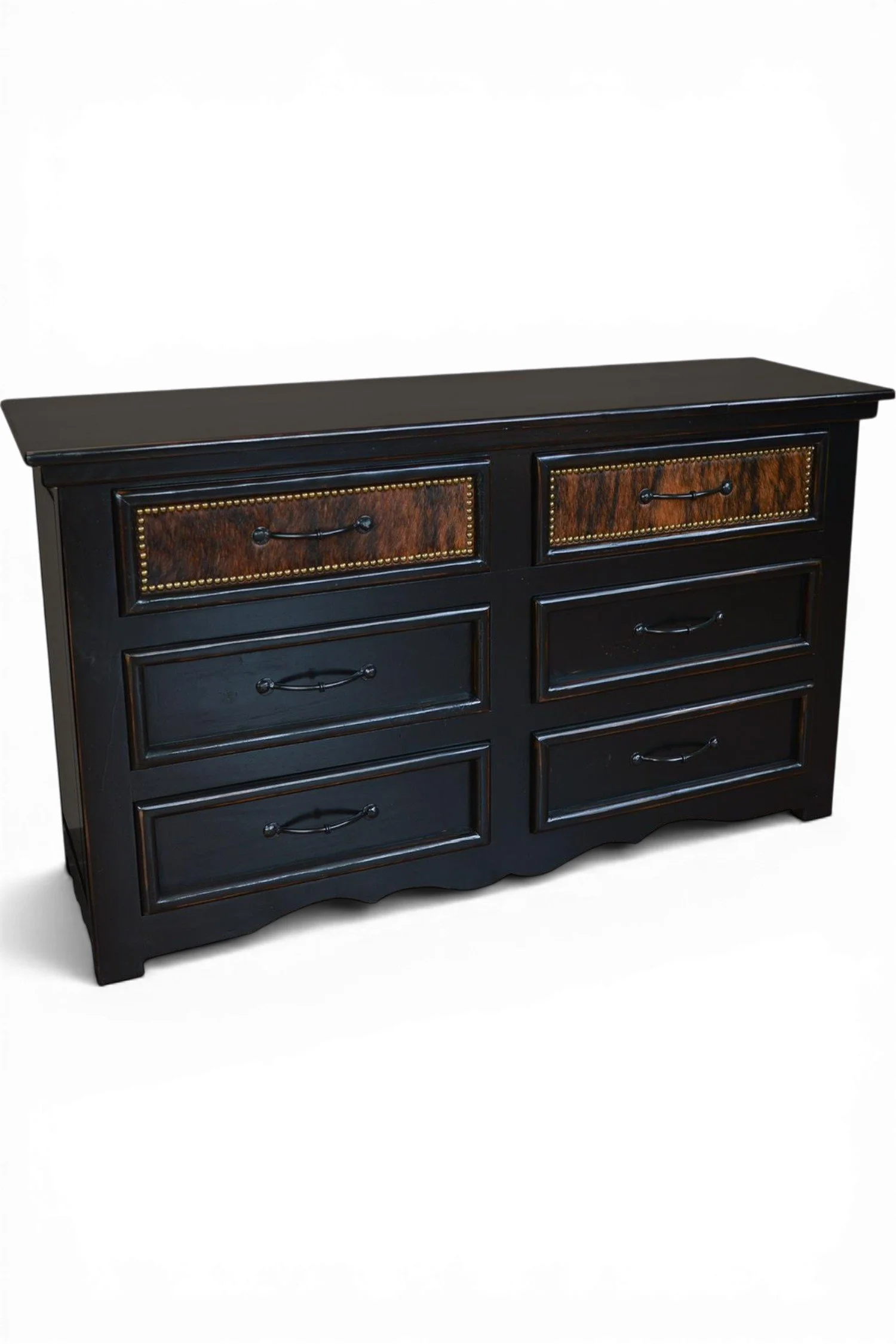 San Antonio Brindle Cowhide Dresser