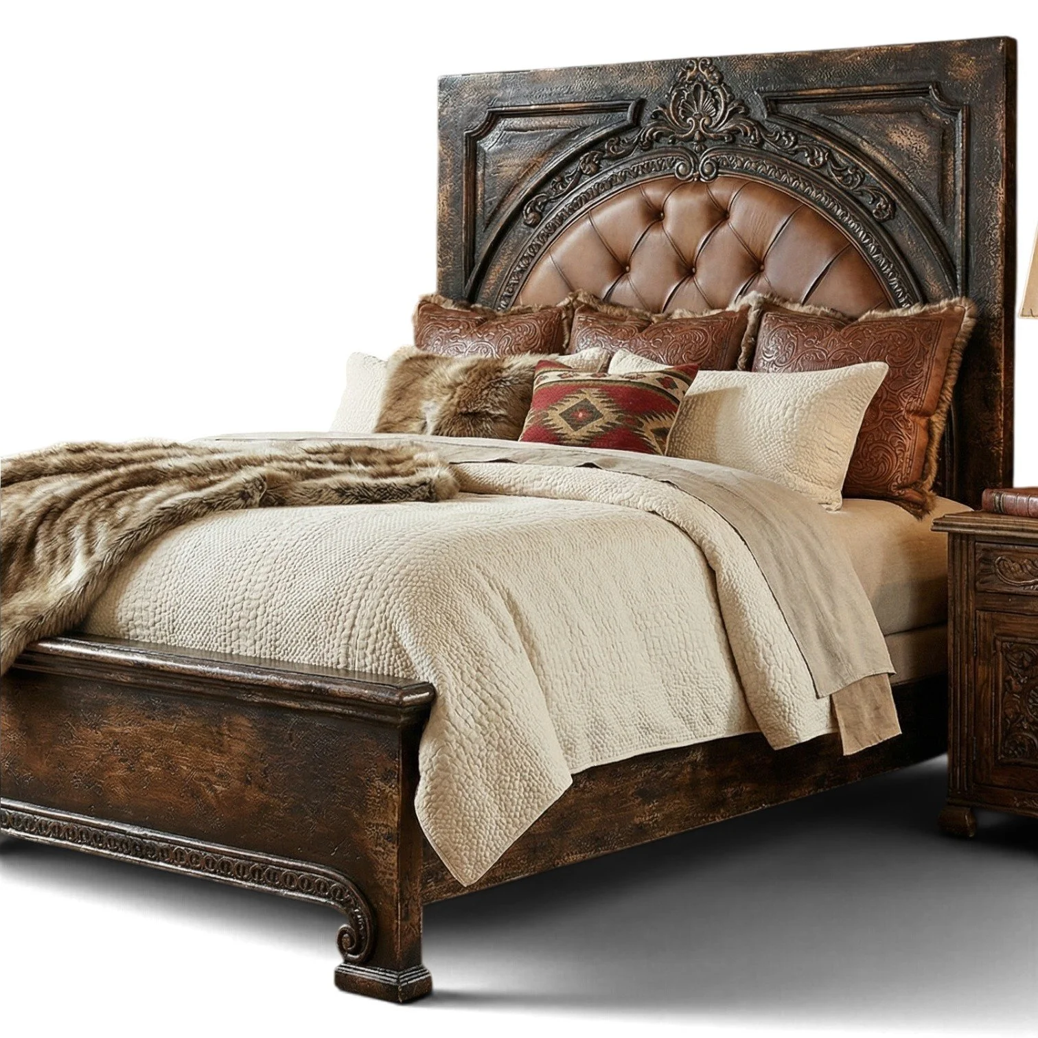 Esperanza Bed - Santander & Leather