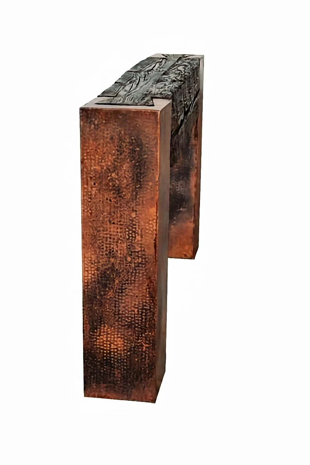 El Naranja Cobre Entry Table – Minimalist Copper Console Table