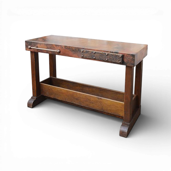 Fairbank Kitchen Island - Natural Copper