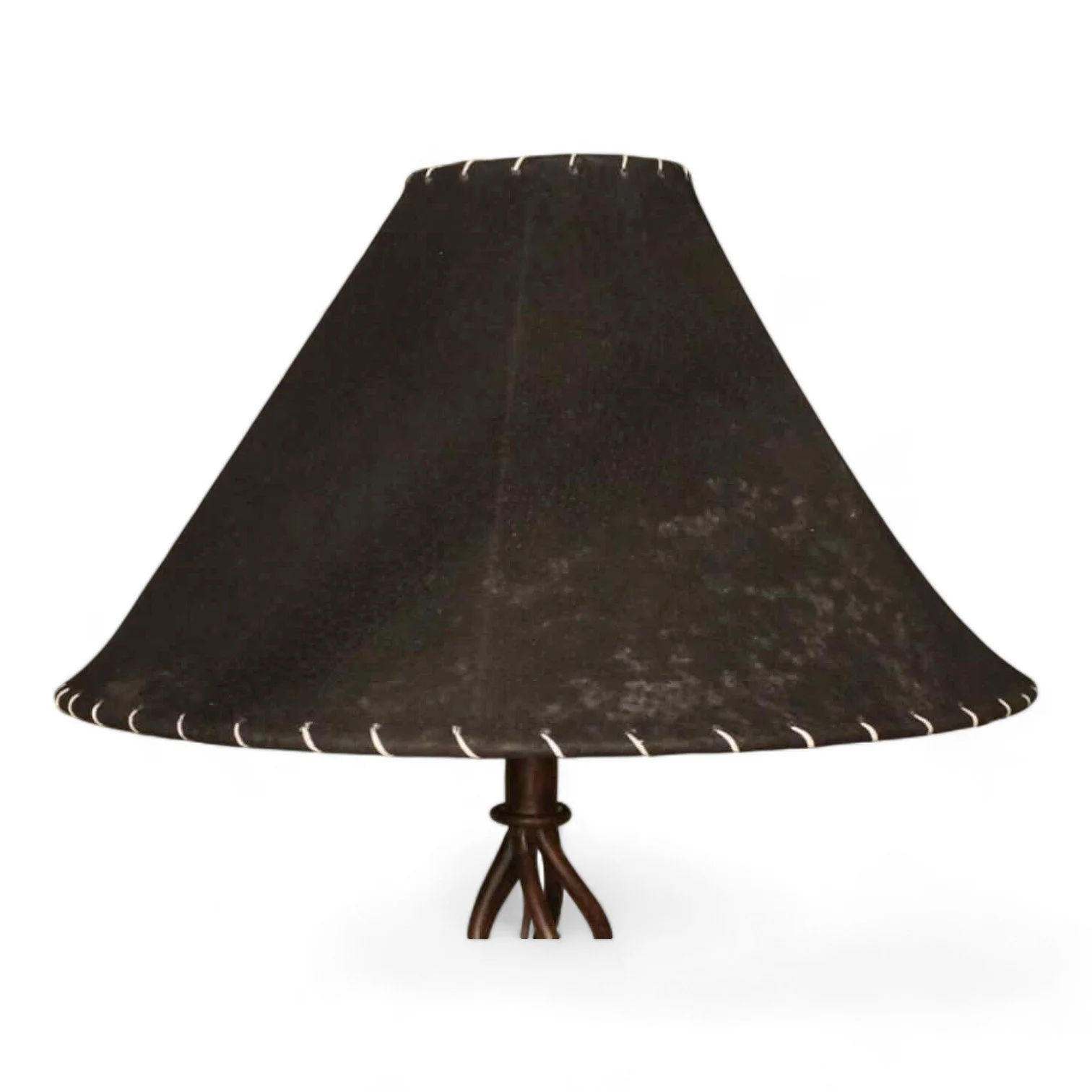 Pigskin Lampshade - Dark Brown.jpeg