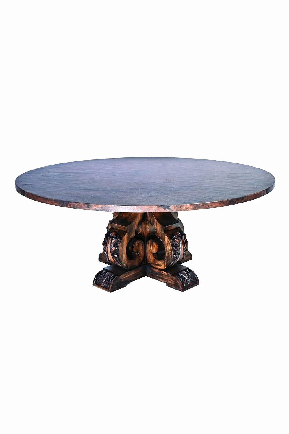 Elegante Hacienda Real Copper Dining Table