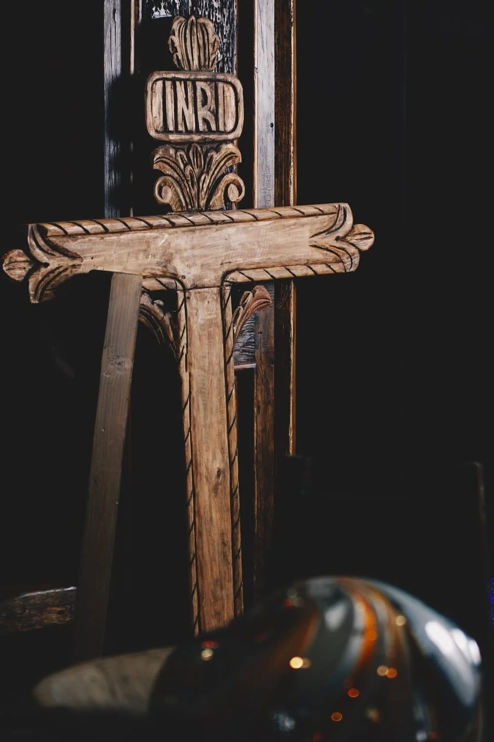 Hand Carved Cross from Mexico