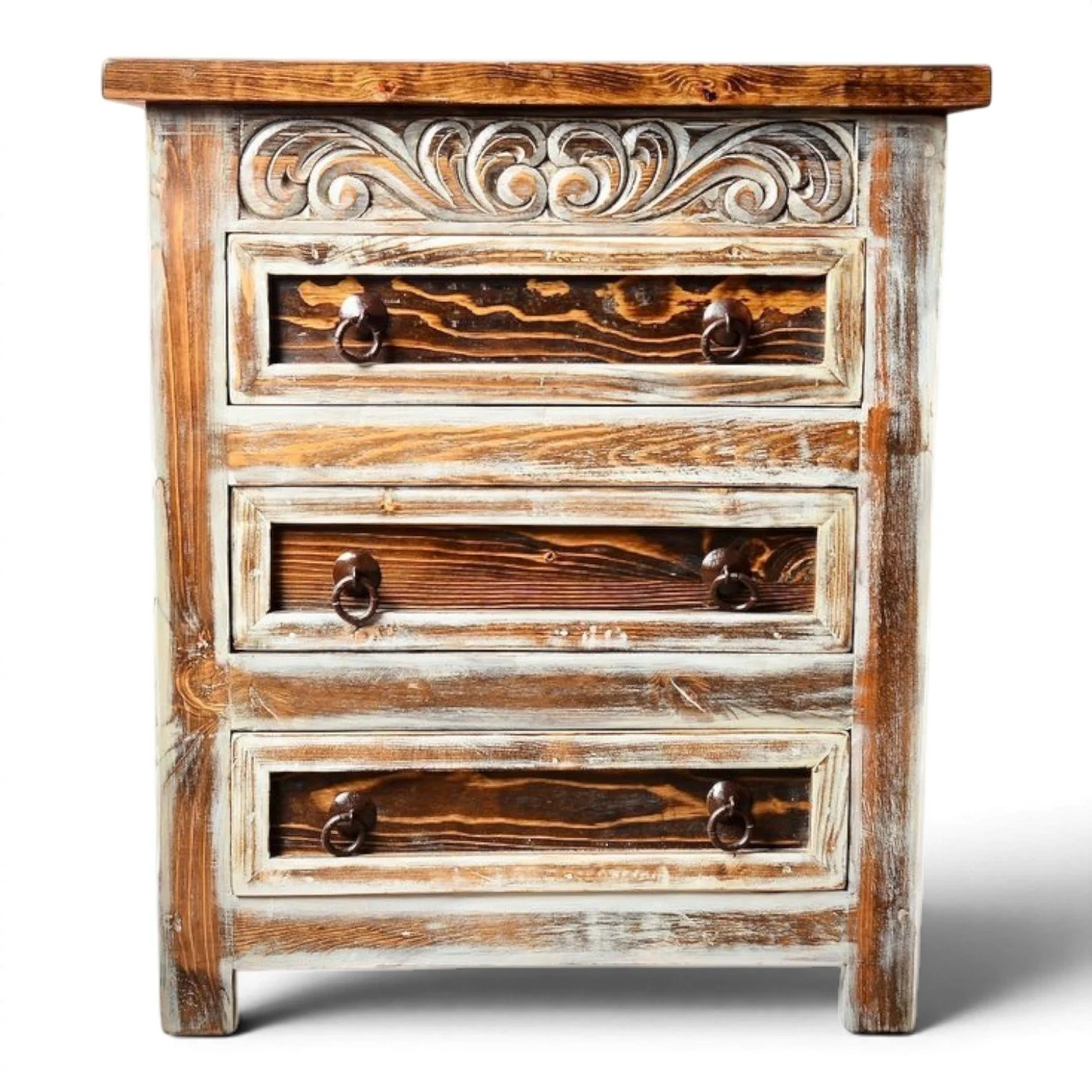 Las Conchas Nightstand | Handmade Mexican Coastal Reclaimed Wood