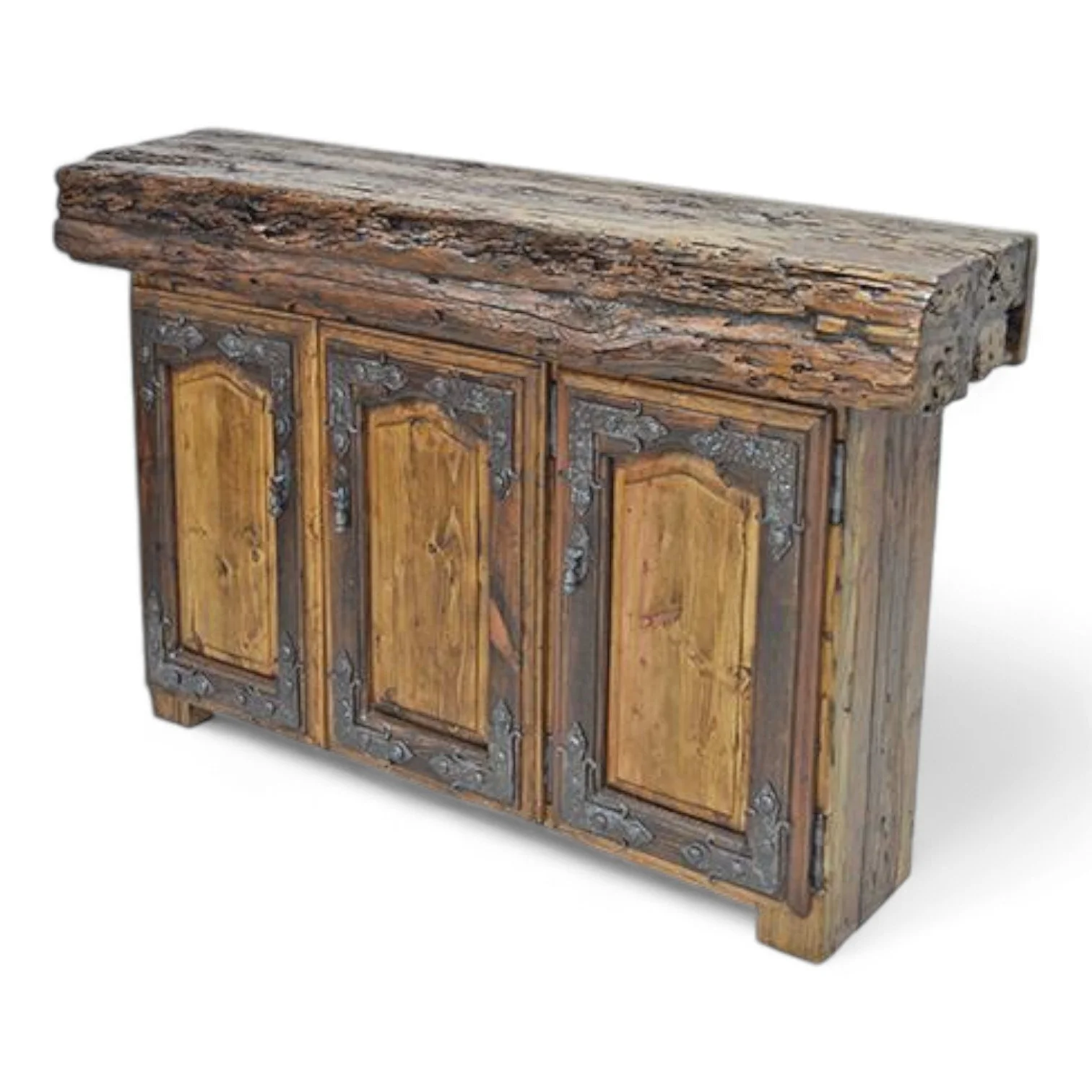 El Caballito Timber Trunk Top Console